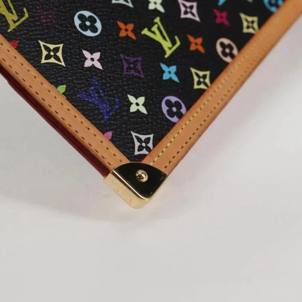 LOUIS VUITTON Multicolor Agenda GM Day Planner Cover Black R20893 Auth 135956V